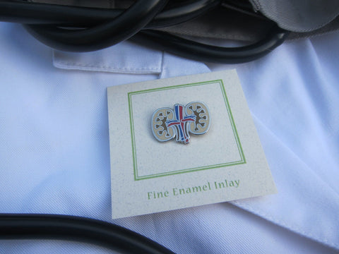 Kidneys Enamel Pin