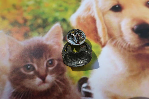 Kittens in a Basket Lapel Pin