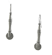 Pastry Crimper Earrings
