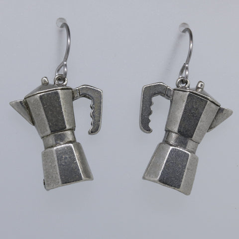 Espresso Pot Earrings
