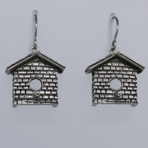 Birdhouse Earrings