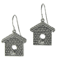 Birdhouse Earrings