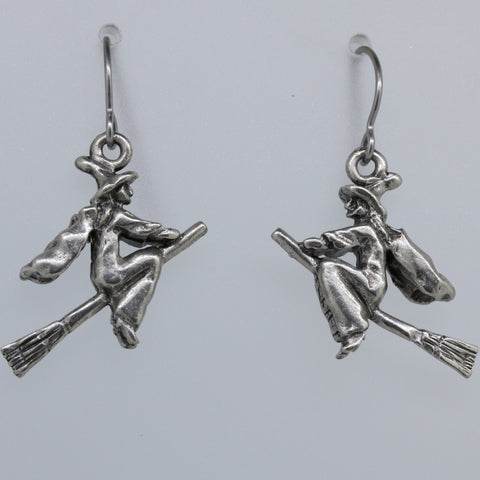 Flying Witch Earrings
