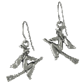 Flying Witch Earrings