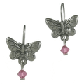 Butterfly Crystal Earrings