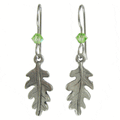 Oakleaf Crystal Earrings