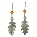 Oakleaf Crystal Earrings