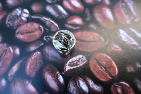Large Coffee Bean Lapel Pin
