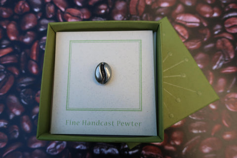 Large Coffee Bean Lapel Pin