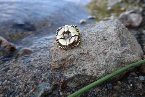 Life Preserver Gold Lapel Pin
