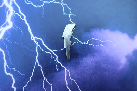 Lightning Bolt Lapel Pin