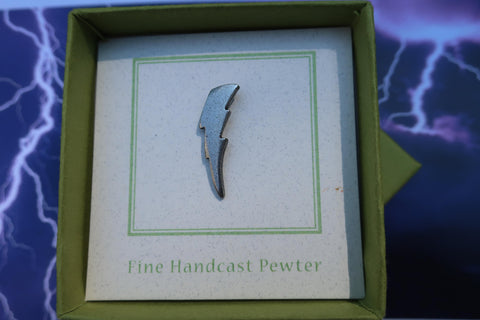 Lightning Bolt Lapel Pin