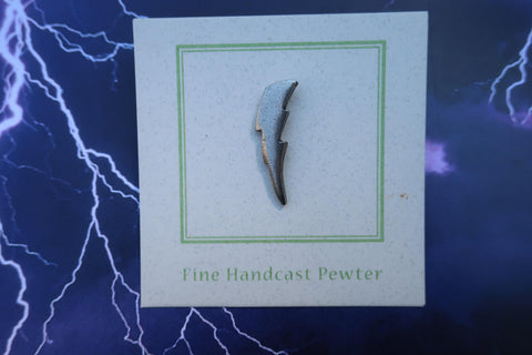 Lightning Bolt Lapel Pin
