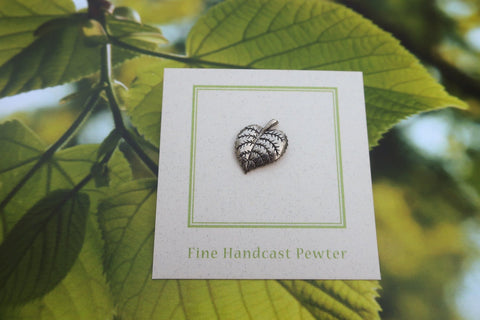 Linden Leaf Lapel Pin