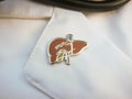 Liver Enamel Pin