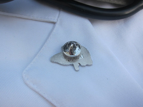 Liver Enamel Pin