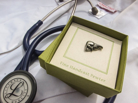 Liver Lapel Pin
