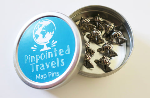 Beach Umbrella Map Pins