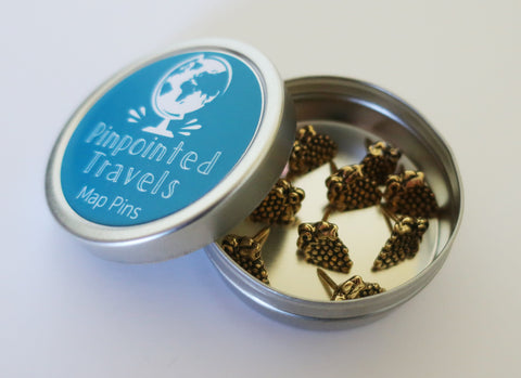 Grape Map Pins