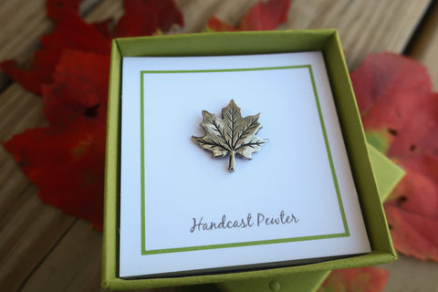 Maple Leaf Lapel Pin