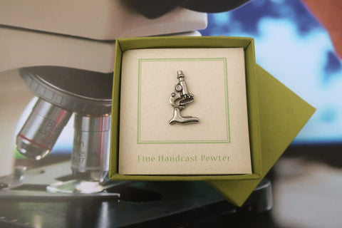 Microscope Lapel Pin