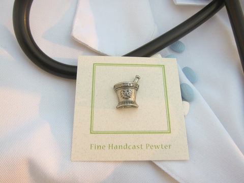 Mortar and Pestle Lapel Pin