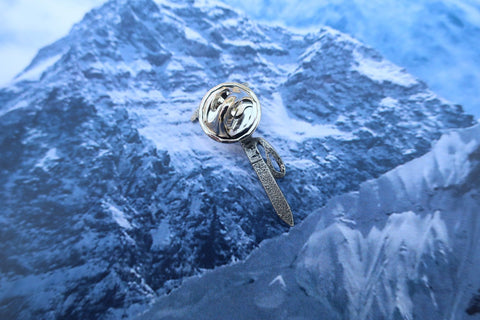 Mountaineering Axe Lapel Pin