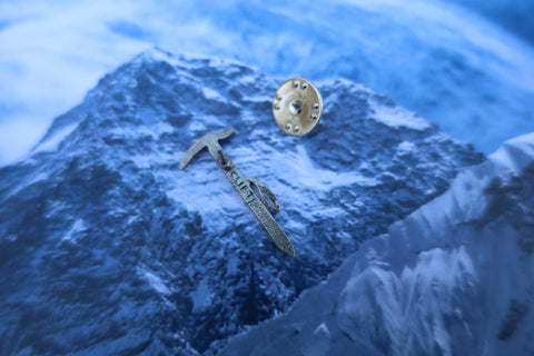 Mountaineering Axe Lapel Pin