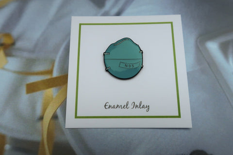 N95 Mask Enamel Pin
