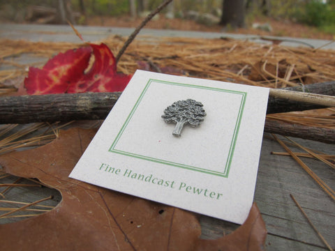 Oak Tree Lapel Pin