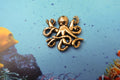 Octopus Gold Lapel Pin