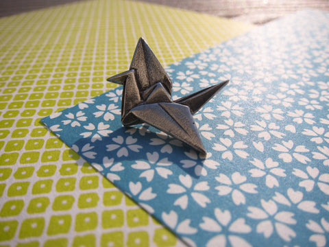 Origami Crane Lapel Pin