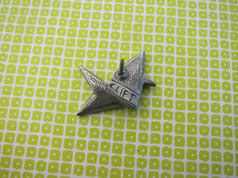 Origami Crane Lapel Pin
