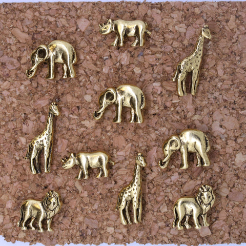 African Animal Pushpins