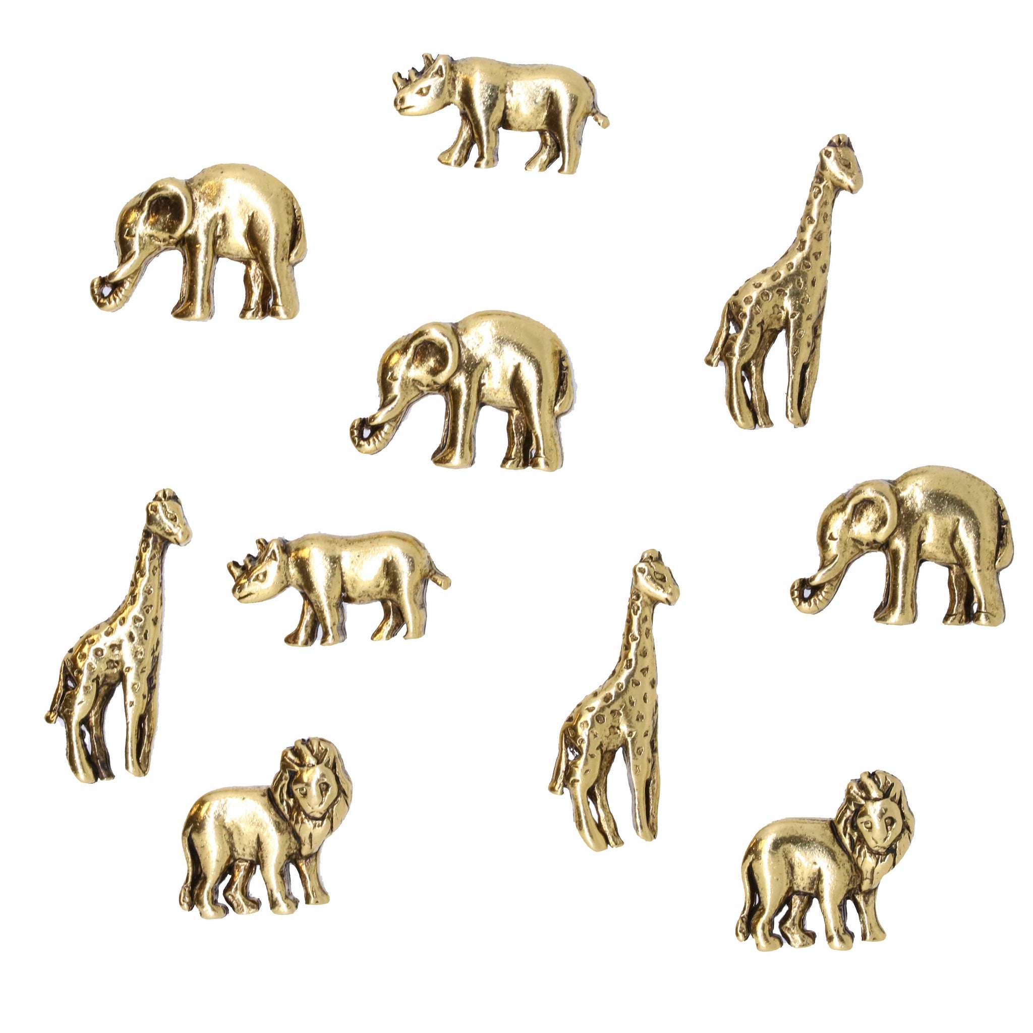 African Animal Pushpins