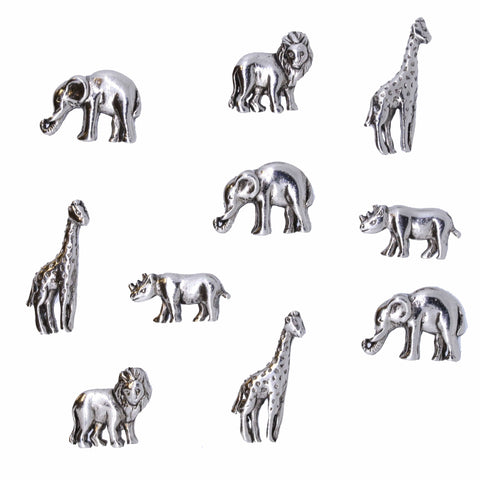 African Animal Pushpins