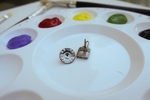 Paintbrush Lapel Pin