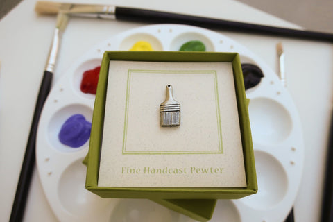 Paintbrush Lapel Pin