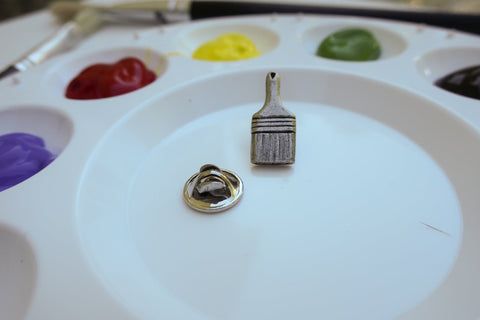 Paintbrush Lapel Pin