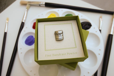 Paint Can Lapel Pin