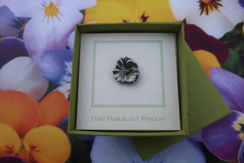 Pansy Lapel Pin