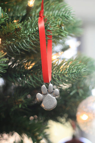 Paw Print Ornament