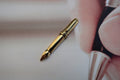 Pen Gold Lapel Pin