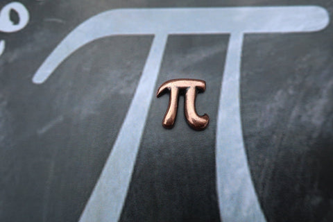Pi Copper Lapel Pin