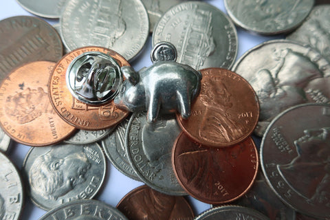 Piggy Bank Lapel Pin