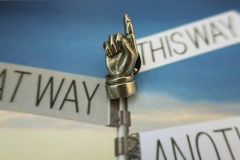 Pointing Finger Lapel Pin