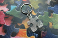 Puzzle Piece Keyrings