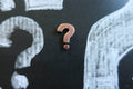 Question Mark Copper Lapel Pin