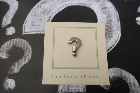 Question Mark Lapel Pin