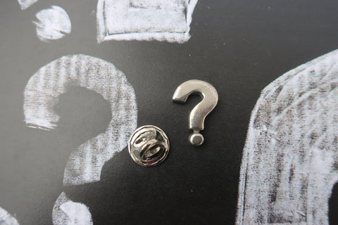 Question Mark Lapel Pin
